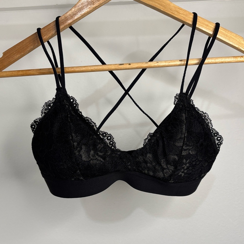 Out from under from Urban Outfitters Black Lace Bralette